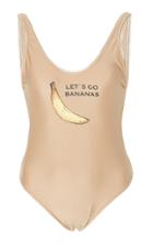 Adriana Degreas Let's Go Bananas One Piece Swimsuit