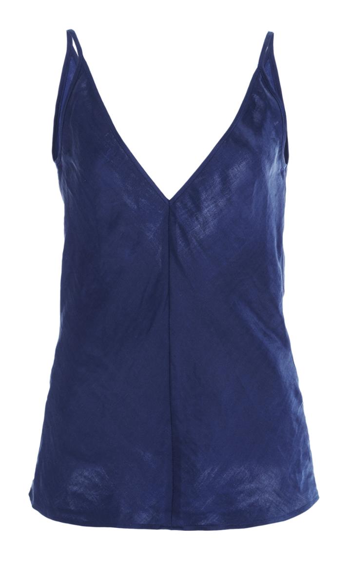 Gabriela Hearst Maria Linen-silk Tank