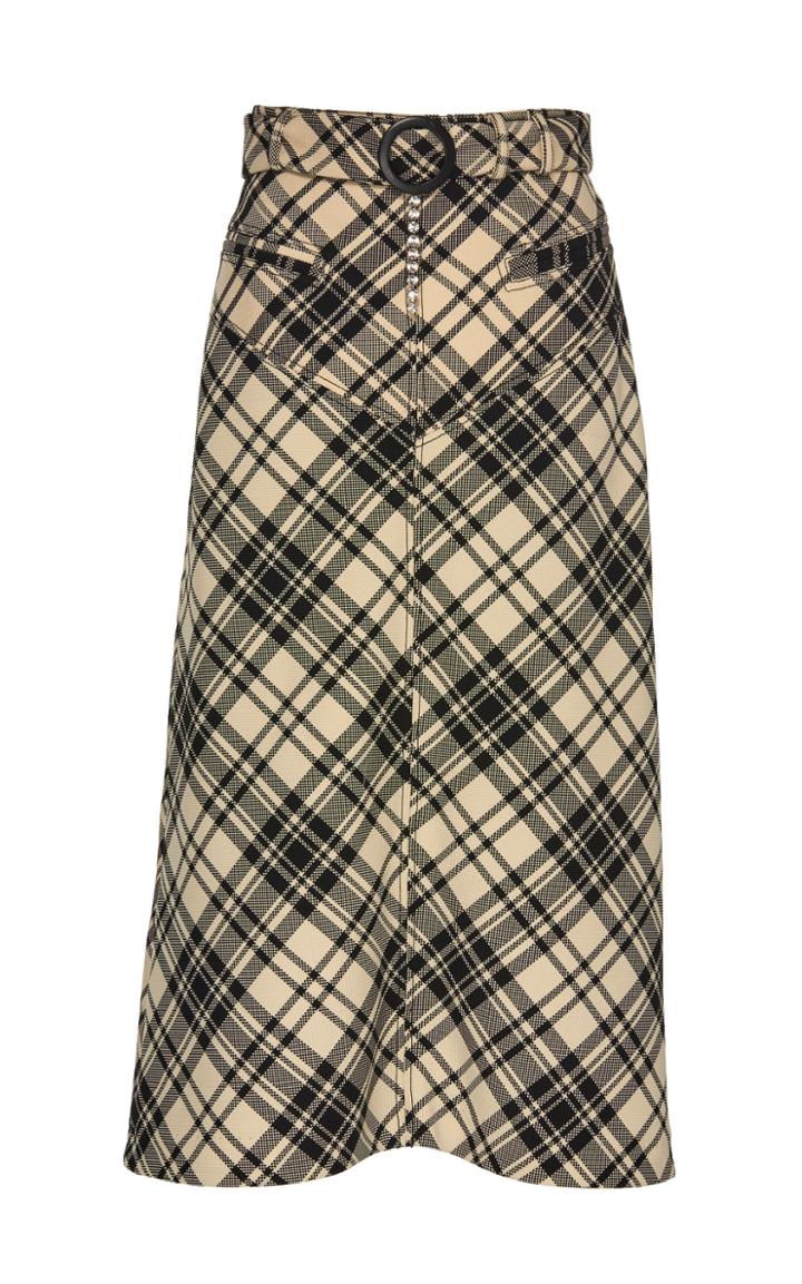 Ellery Matango Check Skirt