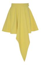 Moda Operandi George Keburia Draped Crepe Mini Skirt Size: Xs