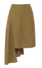 Moda Operandi Deveaux Lucie Draped Crepe Skirt Size: 0