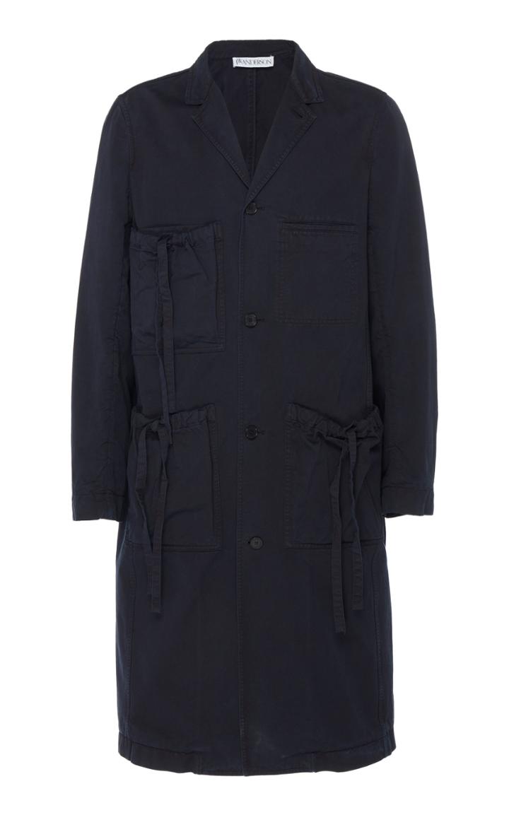 Jw Anderson Oversize Drawstring Long Jacket