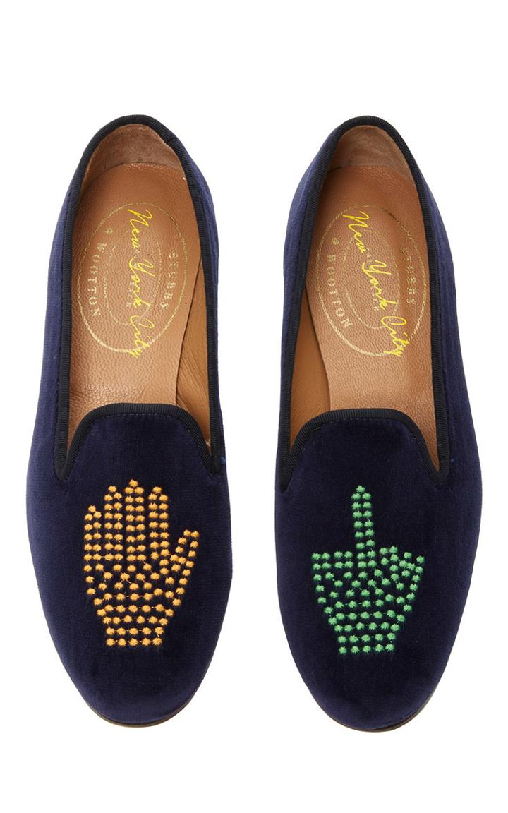 Stubbs & Wootton Nyc Capsule Collection: Navy Street Slipper