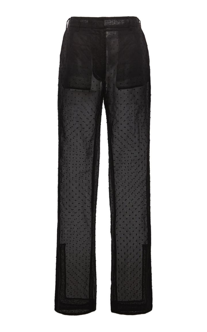 Moda Operandi Cecilie Bahnsen Elisabeth Organza Straight-leg Pants