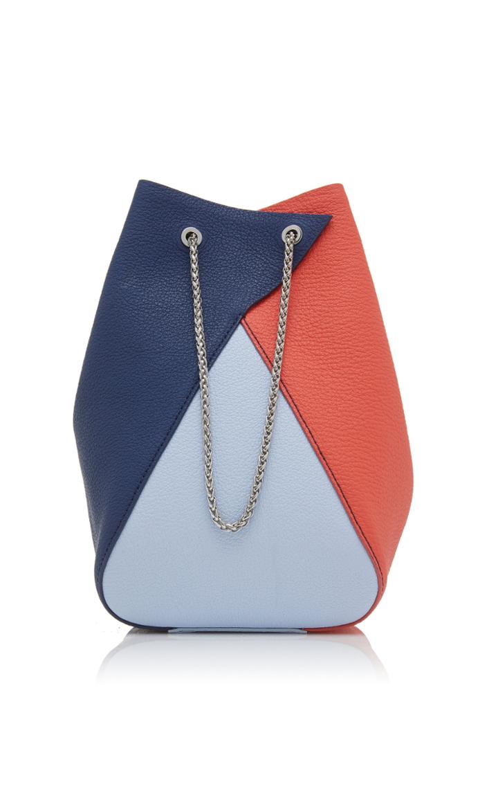 The Volon Mani Color Block Leather Bag