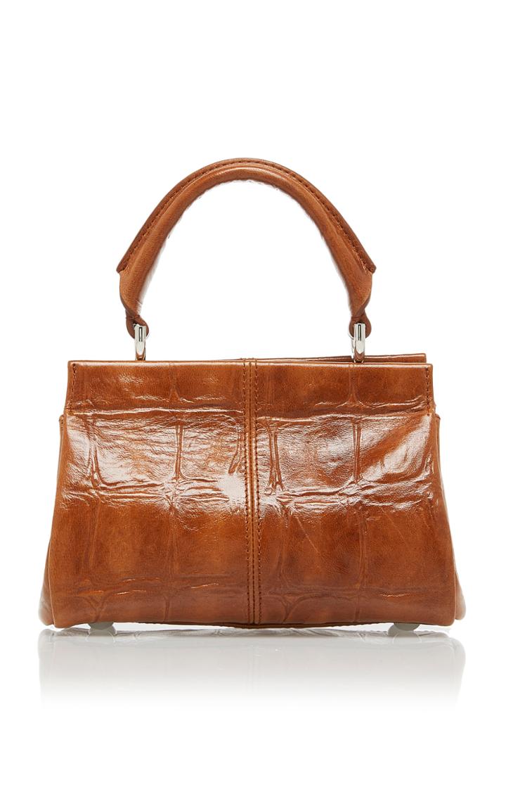 Marni Frame Croc-effect Leather Bag