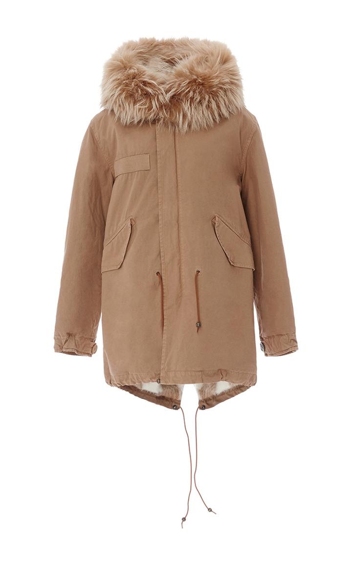 Mr & Mrs Italy Old School Checked Lining Parka