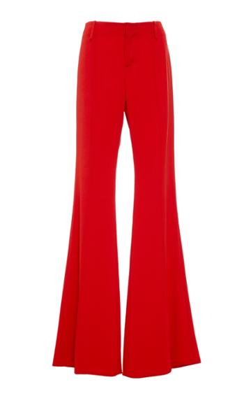 Ms Min Satin Bell Bottom Pants