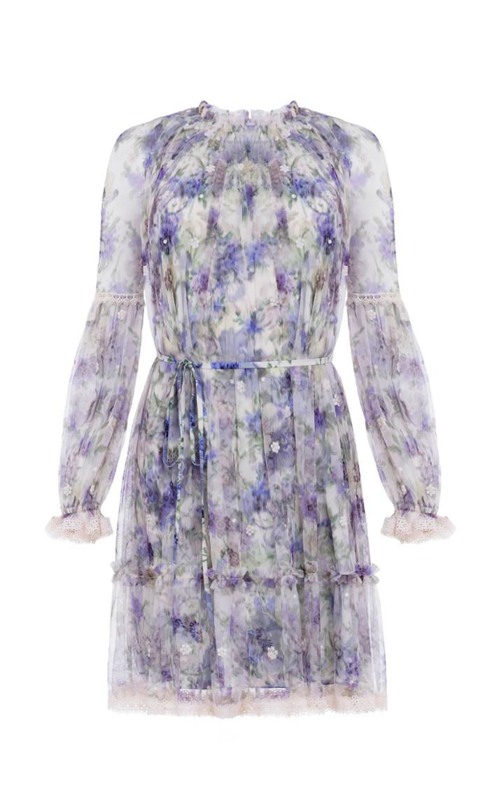 Needle & Thread Lilacs Ditsy Mini Dress