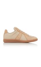 Maison Margiela Replica Leather And Suede Sneakers Size: 37