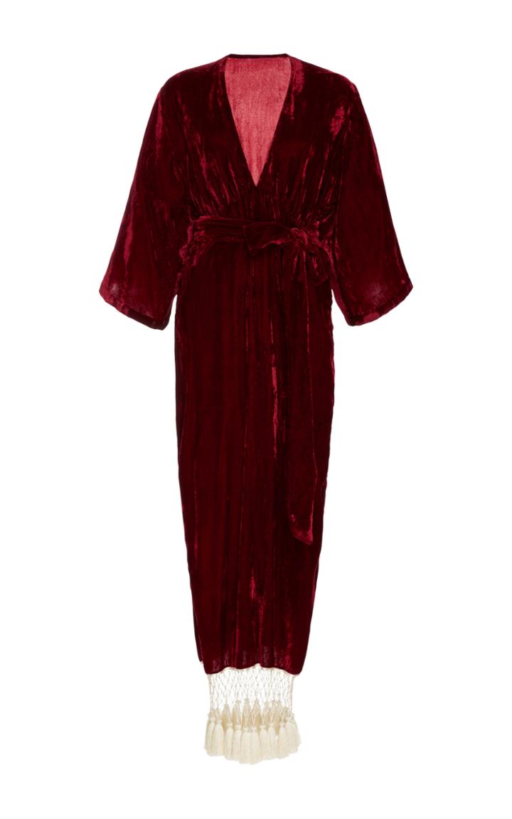 Rhode Resort Leonard Velvet Dress