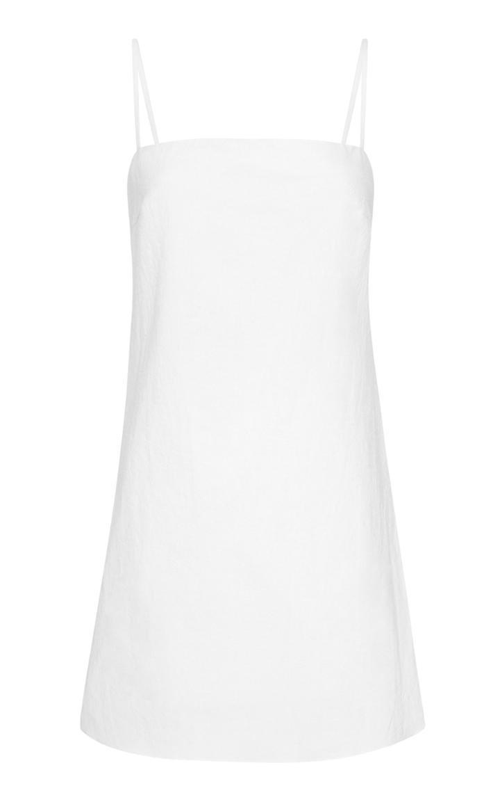 St. Agni Anzu Linen-blend Mini Dress