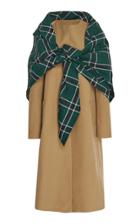 Rosie Assoulin Shawl Cotton Coat