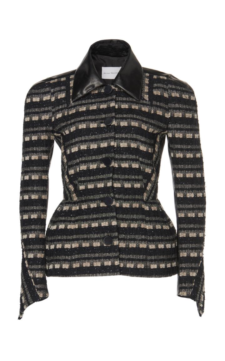 Olivier Theyskens Tulma & Naper Flared Tweed Jacket