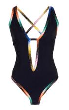 Missoni Mare Crochet-trimmed One-piece Swimsuit