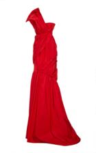 Moda Operandi Alitte Bow On Shoudler Silk Dress Size: 0