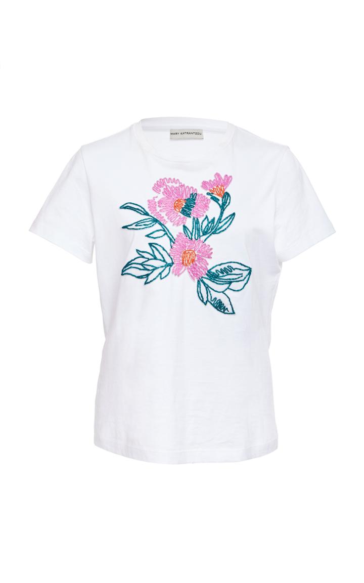 Mary Katrantzou Iven Embroidered T-shirt