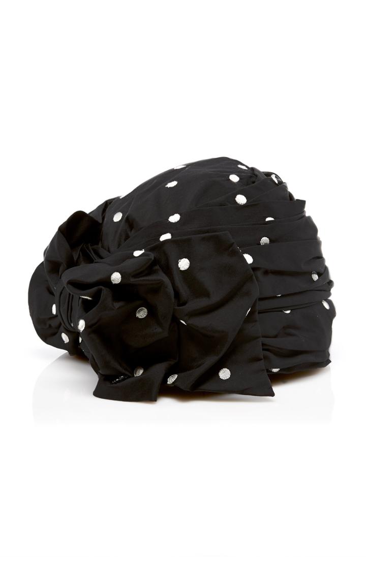 Maison Michel Betty Silk Turban