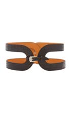 Maison Vaincourt M'o Exclusive: Cage Crocodile Waist Belt