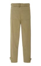 Jw Anderson Belted Layered Cotton-twill Pants