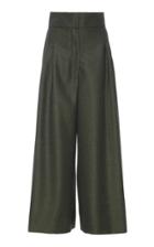 Luisa Beccaria Wide Leg Wool Pant
