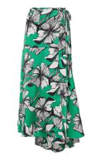 Alexis Lyons Floral Midi Skirt