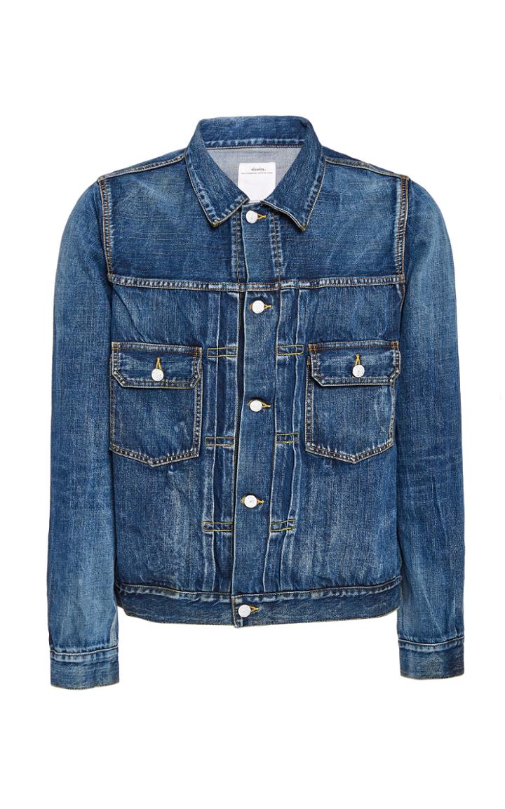 Visvim Distressed Rigid Denim Jacket