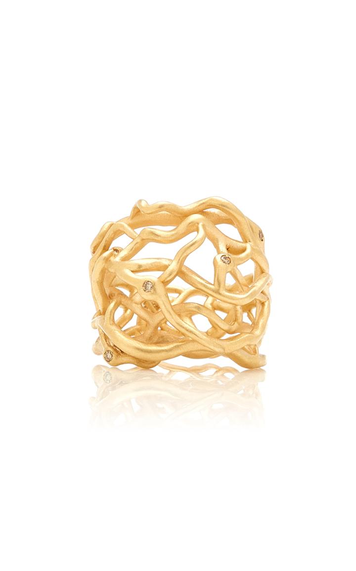 Moda Operandi Luz Camino Roots Gold Ring