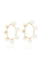 Carolina Herrera Gold-plated And Faux Pearl Earrings