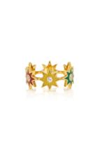 Colette Jewelry Multicolored Enamel Star Ring