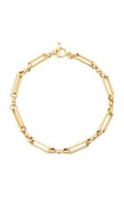 Brinker & Eliza Checkmate 24k Gold-plated Brass Link Necklace