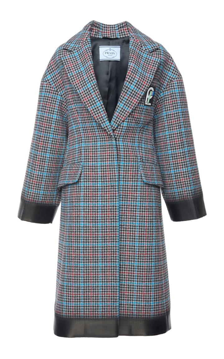 Prada Check Coat