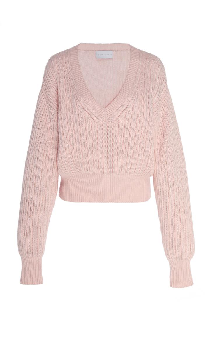 Noon By Noor Whitby Ribbed Cotton-blend Sweater