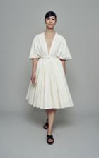 Moda Operandi Emilia Wickstead Lilith Belted Cotton-blend Dress