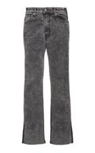 Proenza Schouler Pswl Colorblock Flared Cropped Jeans Size: 24