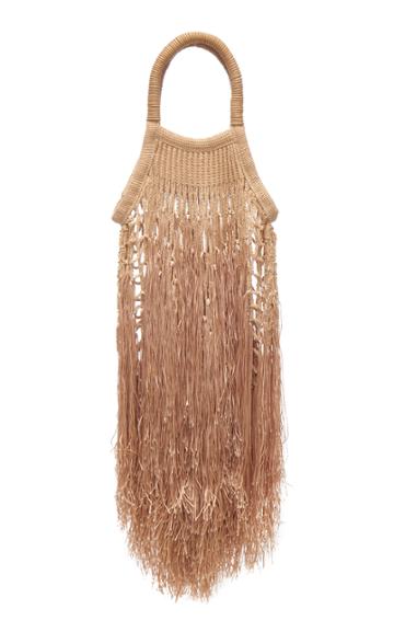 Petit Kouraj Caramel Mini Fringe Bag