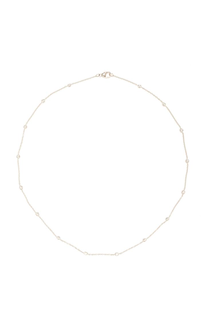 Renee Lewis 18k White Gold Diamond Necklace