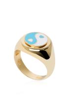Moda Operandi Wilhelmina Garcia Gold-plated Yin-yang Signet Ring
