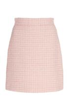 Moda Operandi Soonil Pink Tweed Mini Skirt Size: 0