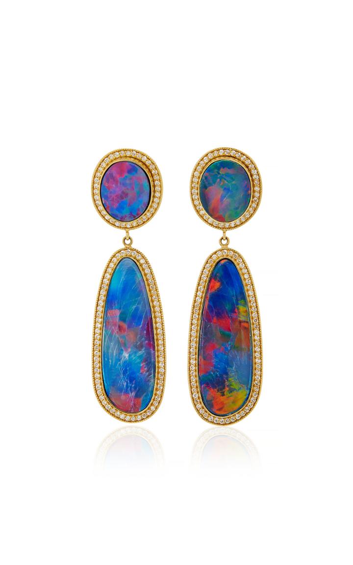 Andrea Fohrman One-of-a-kind Kat Australian Opal Earrings
