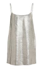 Moda Operandi Zeynep Aray Metallic Leather Mini Dress