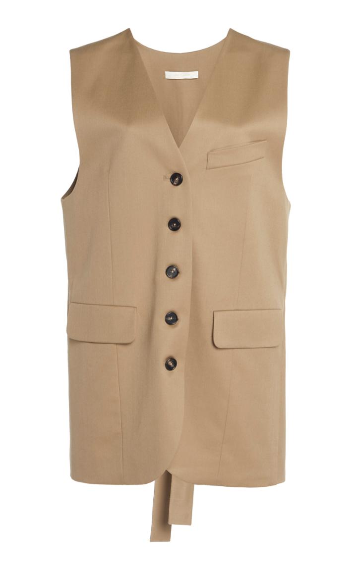 Moda Operandi Low Classic Wool Button-down Vest