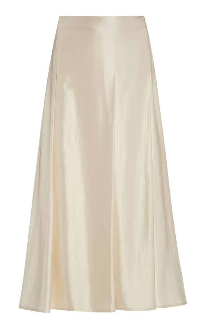 Beaufille Ricci Satin Midi Skirt