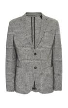 Ermenegildo Zegna Houndstooth Cashmere And Silk-blend Blazer