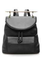 M2malletier Calf Leather Backpack In Black