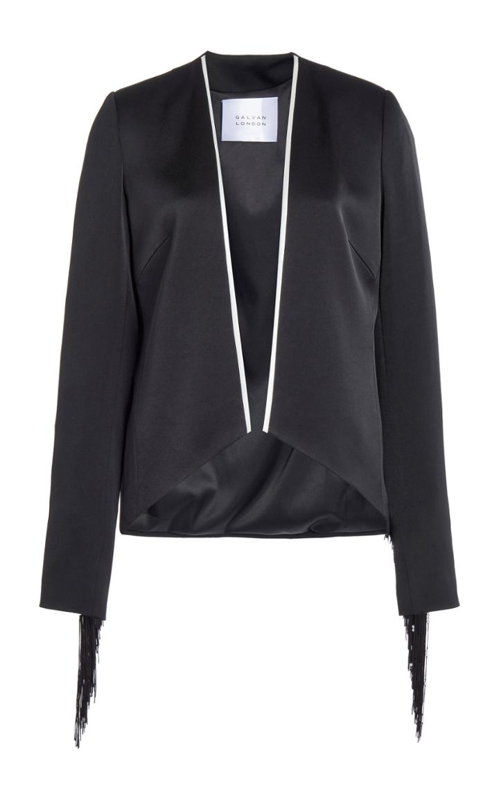 Moda Operandi Galvan Infinity Fringed Cady Jacket