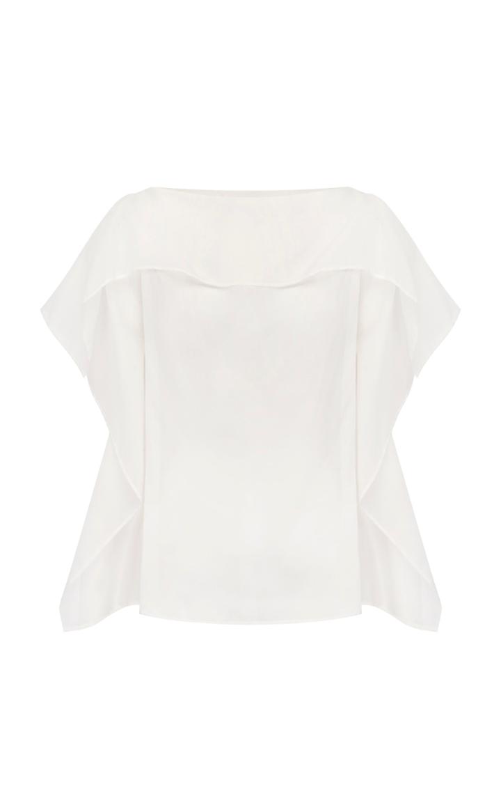 Moda Operandi Harris Tapper Sonn Draped Silk Organza Top
