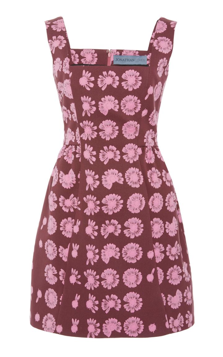 Jonathan Cohen Lupita Sleeveless Cotton-blend Dress
