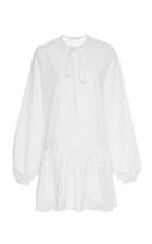 Matin Broderie-anglaise Cotton Mini Dress