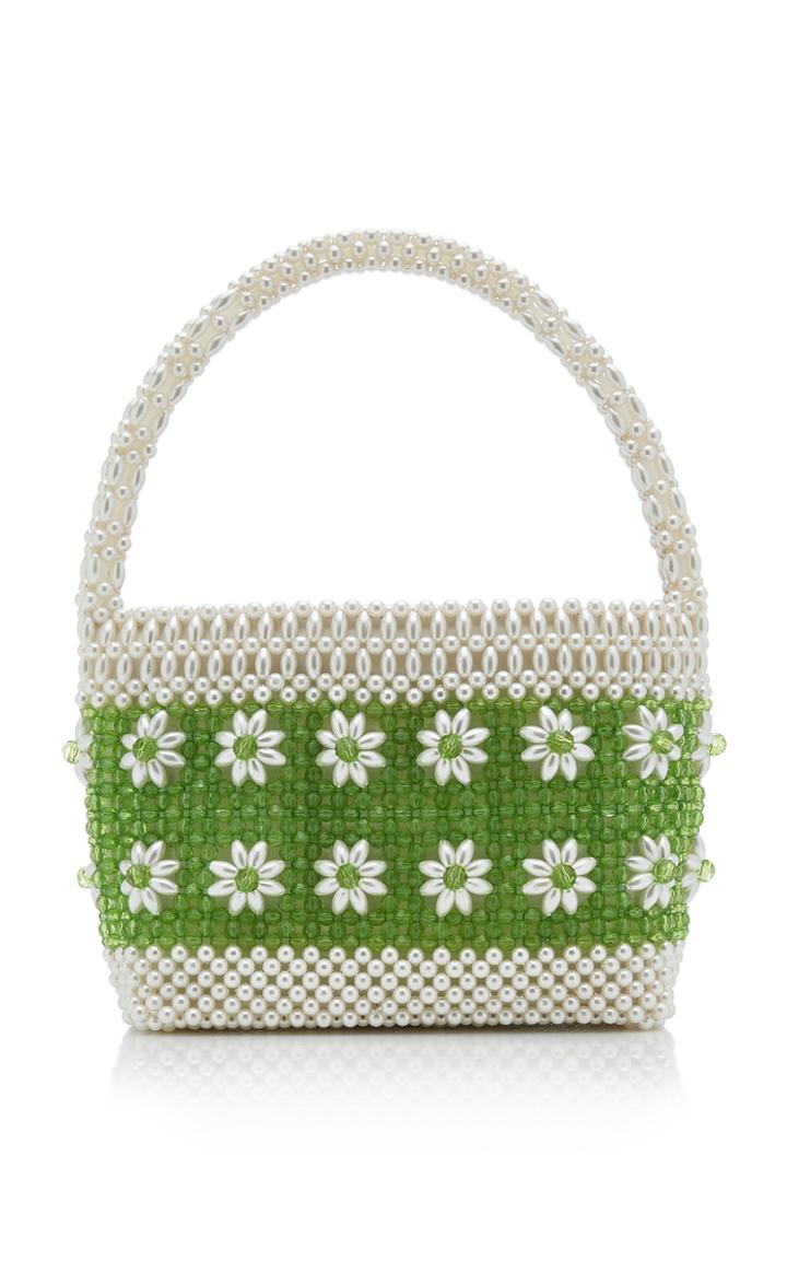 Shrimps Ida Beaded Top-handle Bag